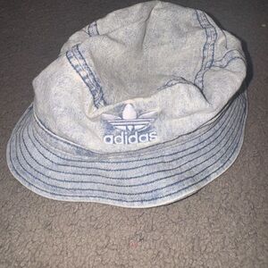 Adidas Light Blue Denim Bucket Hat